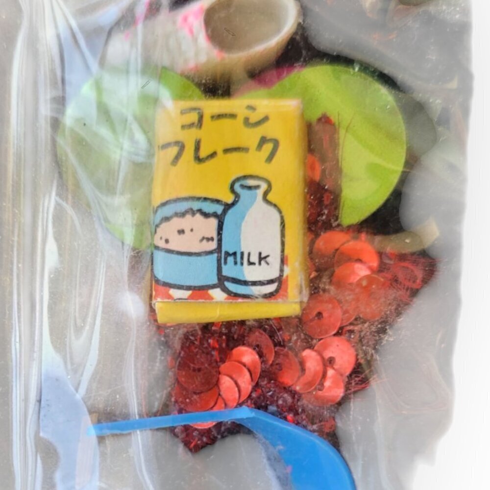 Vintage 1996 Japanese Clear Mini Backpack Toy Charms Fred Segal Rave Bag Y2K 90s - Picture 7 of 14